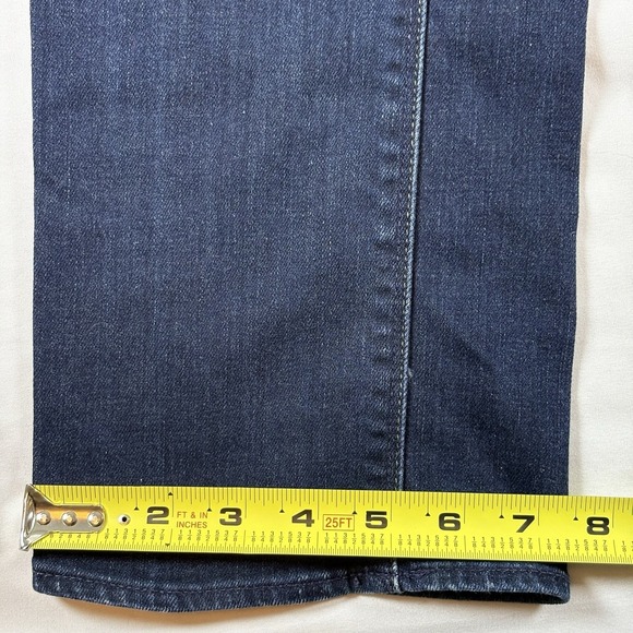 Madewell Rail Straight Jeans Women's 31x34 Dark Wash Stretch Classic - Picture 16 of 16